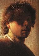 REMBRANDT Harmenszoon van Rijn Self-portrait oil painting reproduction